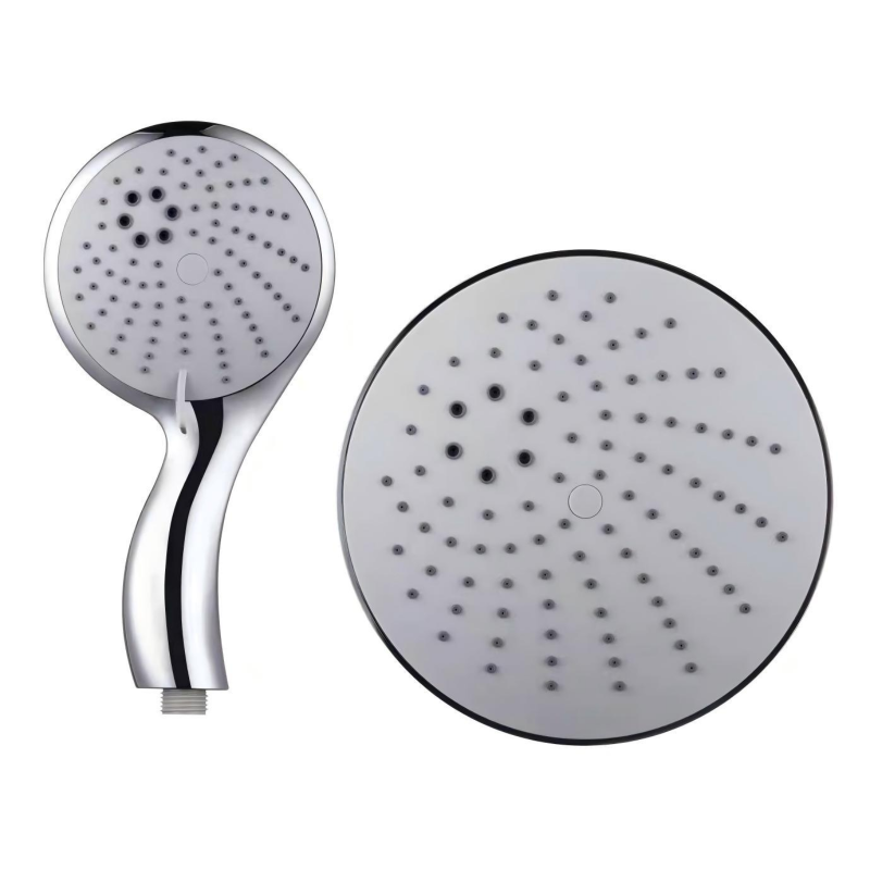 Originální design 25 cm, prodej z výrobního závodu ABS chrómově pokovené sprchové hlavice s ruční sprchou pro montáž na koupelnový kohoutek, 10 palců