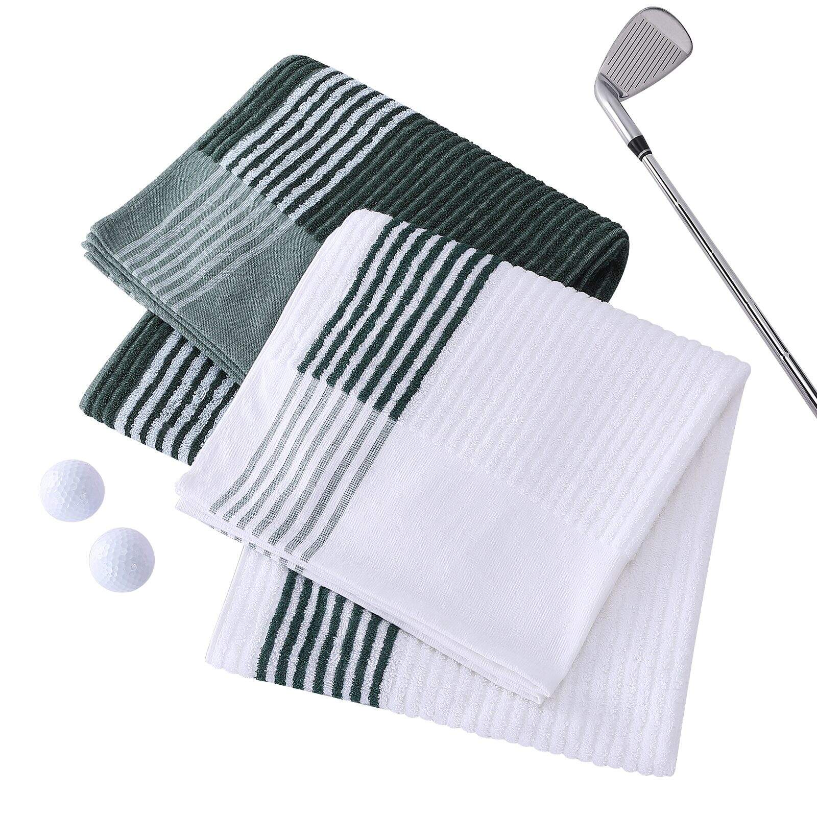 Toalha Personalizada de Golfe em Algodão Macio com Tecido Jacquard