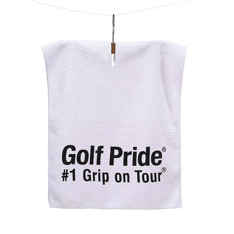 imprimés sur mesure de sublimation de broderie logo en microfibre gaufre serviette de golf