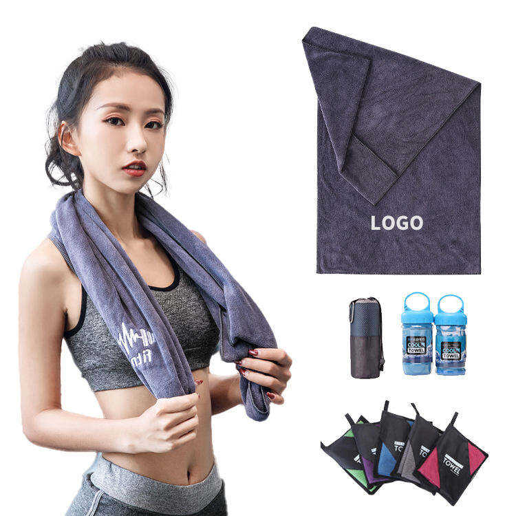 Double Sided Printed Quick Drying Water Absorption Microfiber Gym Sport Towel