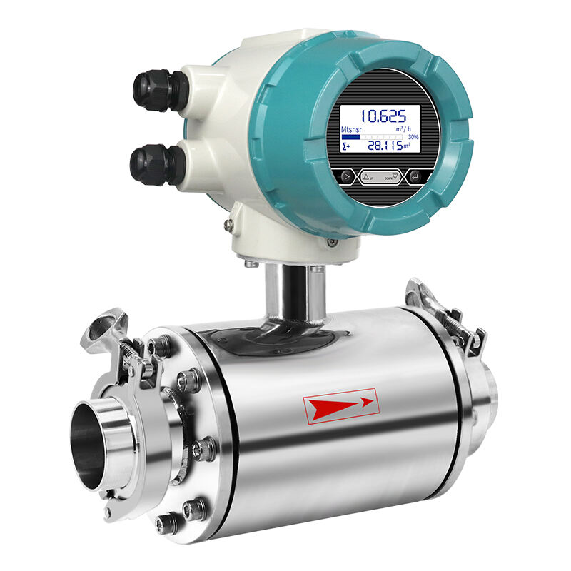 Medidor de flujo electromagnético de abrazadera