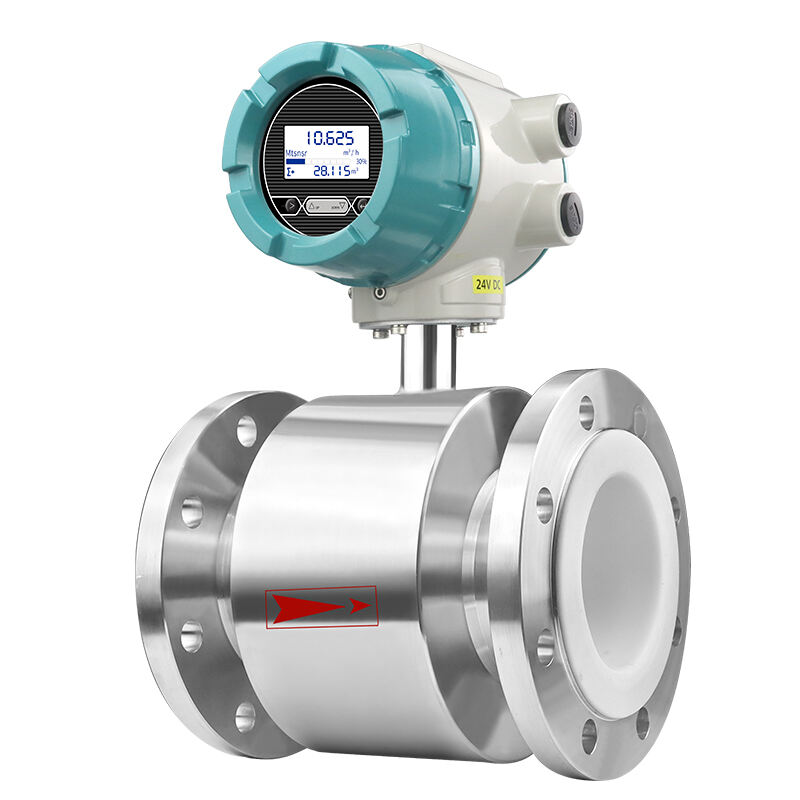 Medidor de flujo electromagnético de acero inoxidable