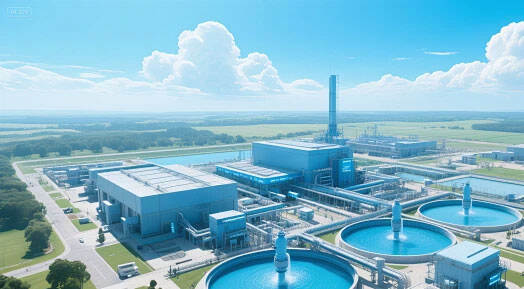 Flow meters used in wastewater treatment.