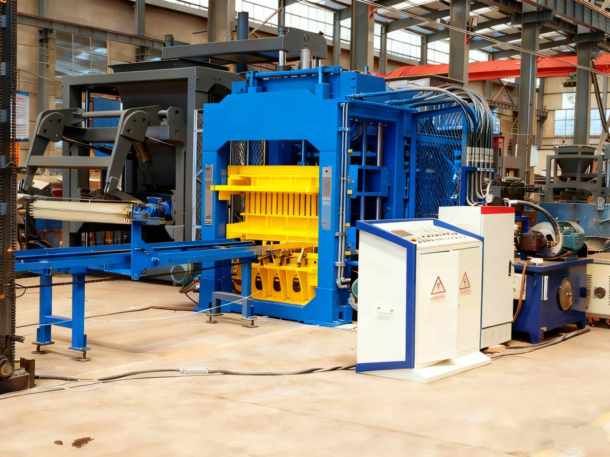 QT8-15 Fully Automatic Concrete Brick Machine
