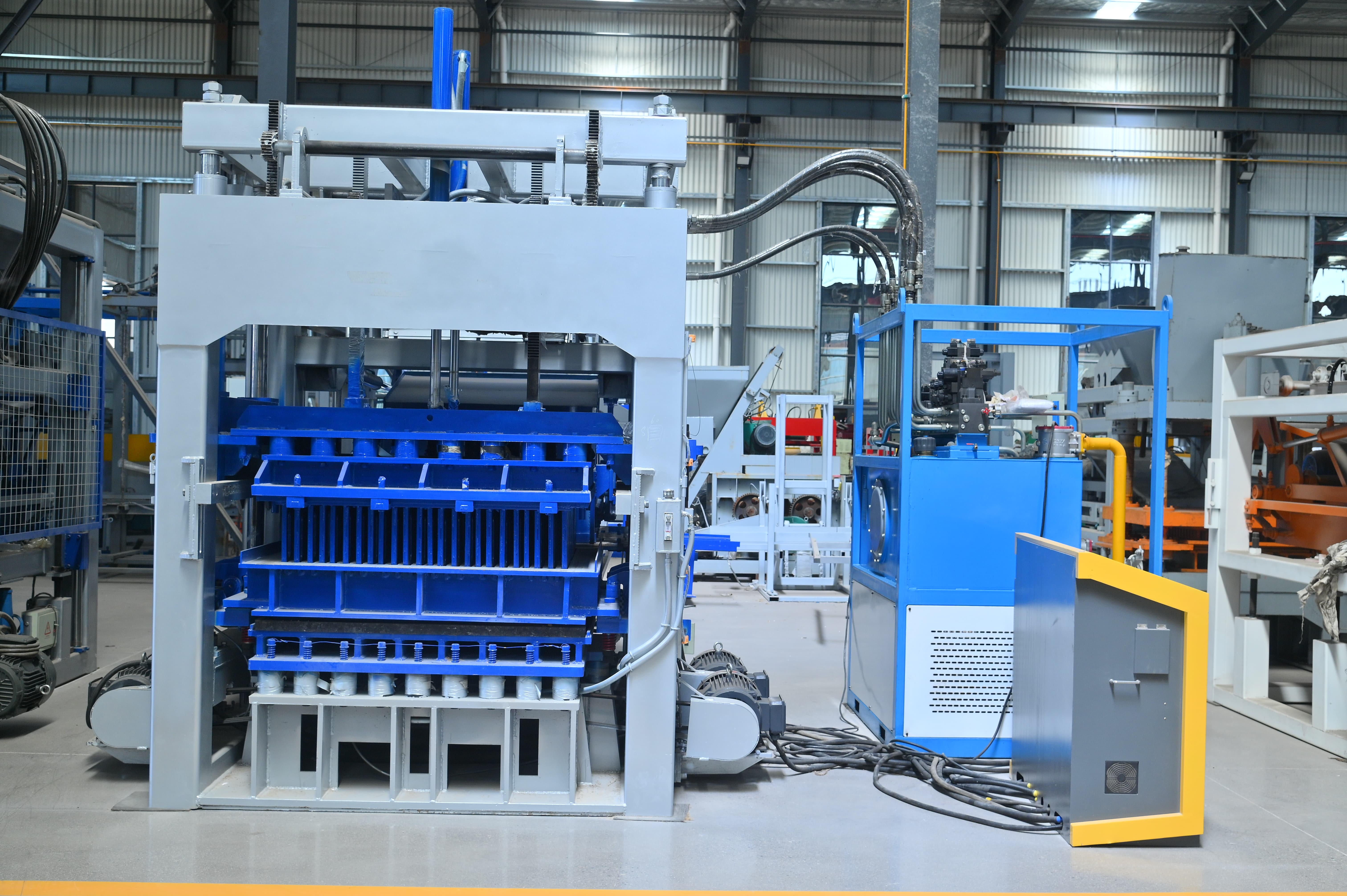 QT15-15 New Industrial Fully Automatic Hydraulic Brick Making Equipment