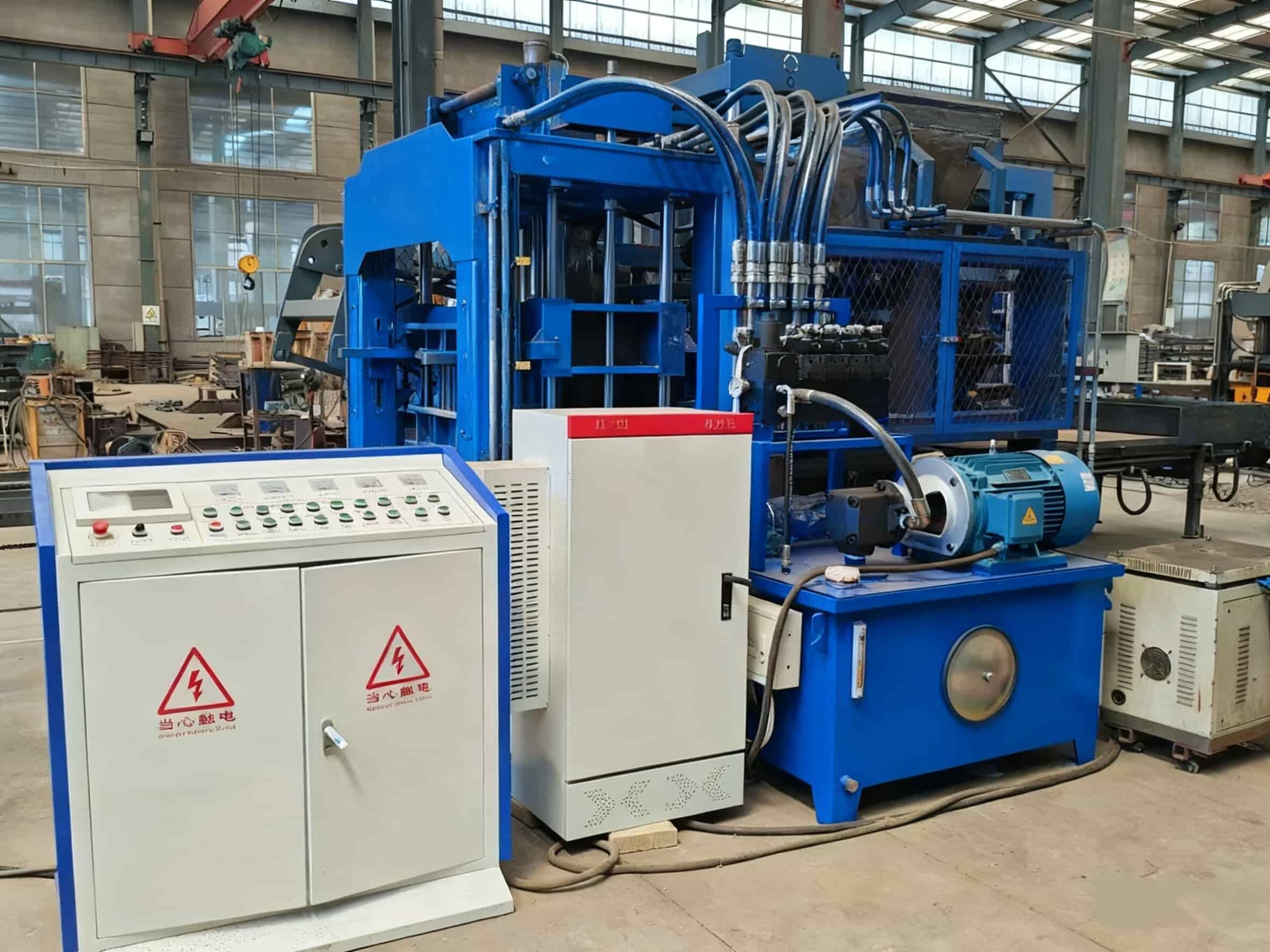 QT8-15 Fully Automatic Concrete Brick Machine