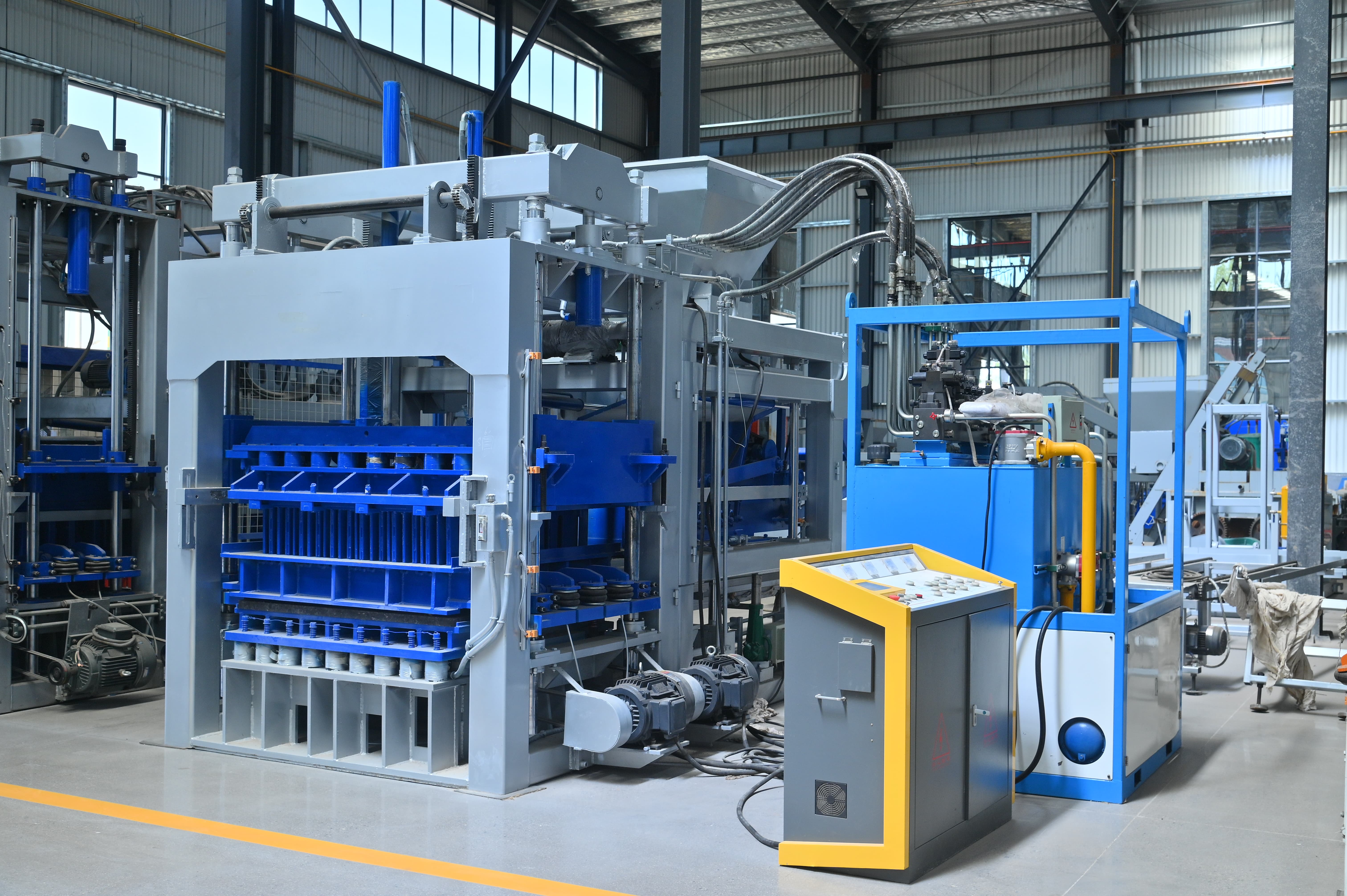 QT15-15 New Industrial Fully Automatic Hydraulic Brick Making Equipment