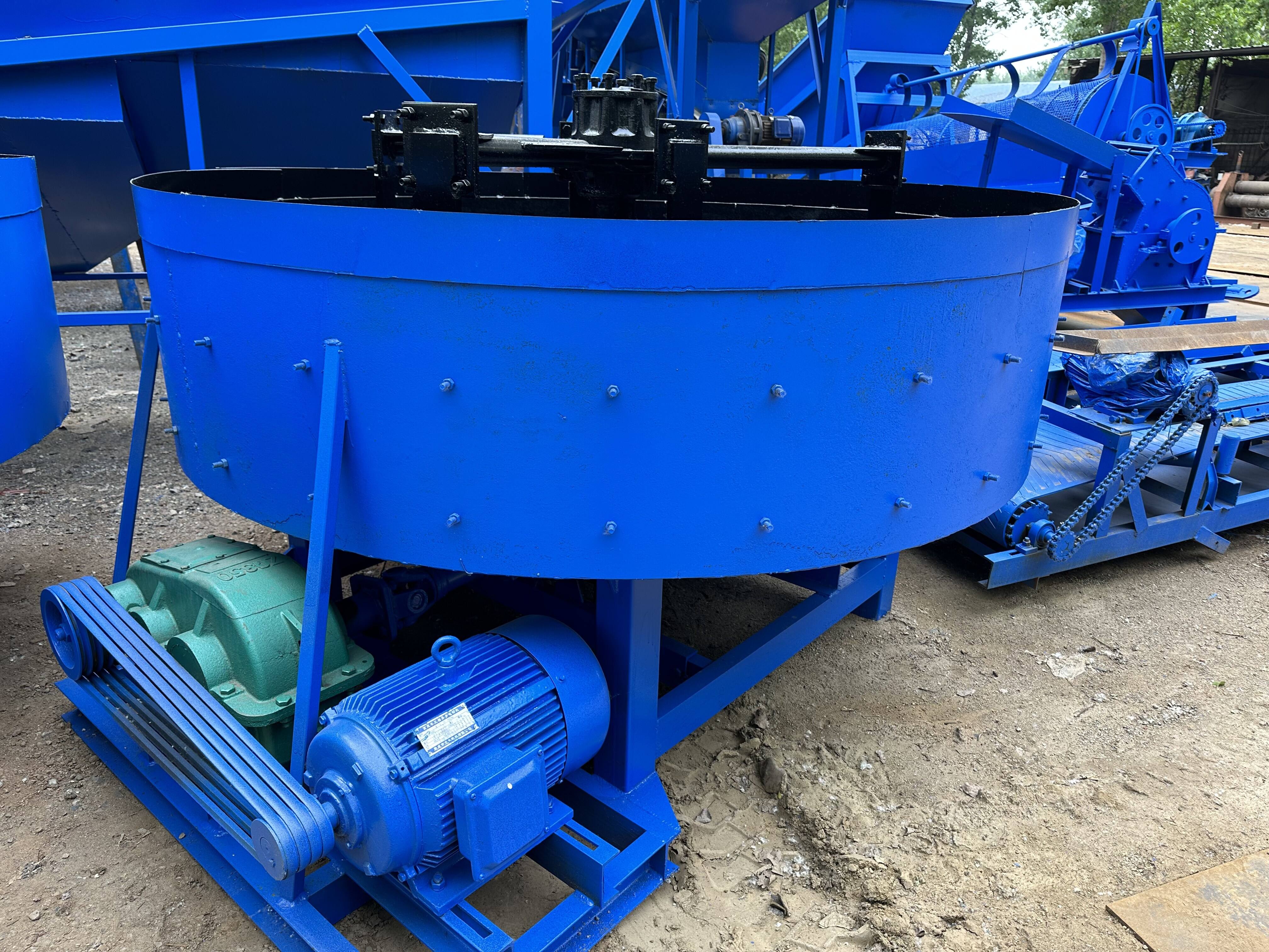 Electric  Concrete Flat Mouth Mixer