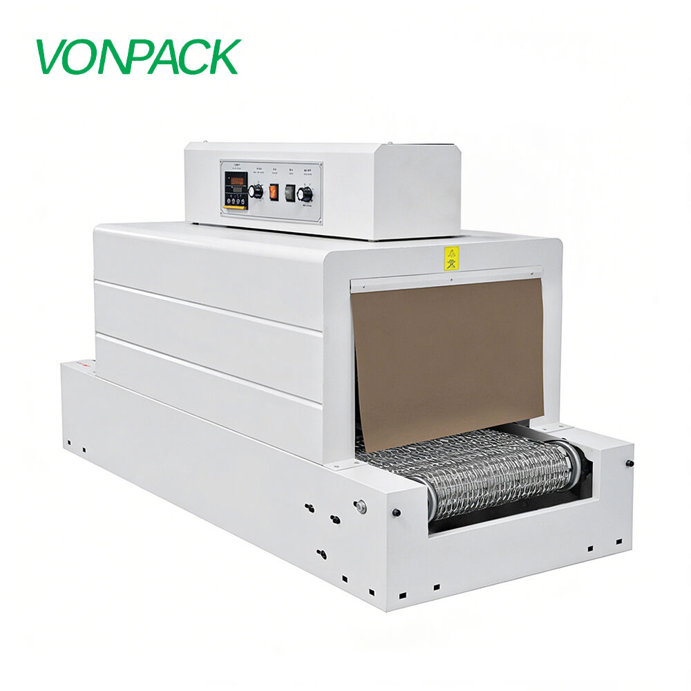 Mesh 4525 Heat Tunnel Shrinking Machine Automatic Desktop Wrapping Machine Industrial Iron Food Pallet Box Packaging Machine
