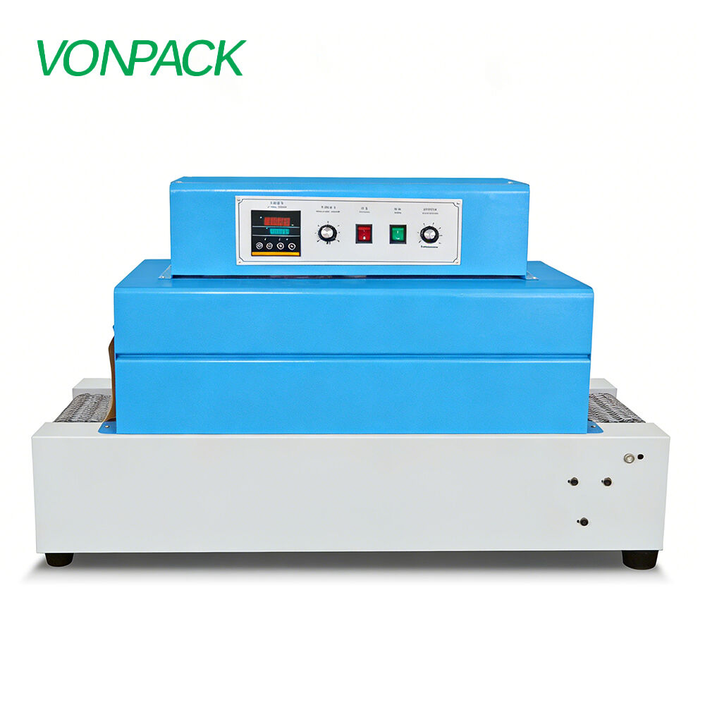 Mesh 260 Horizontal Shrink Wrapping Machine Automatic Plastic Film Wrapping Machine Factory Food Heat Shrinking Packing Machine