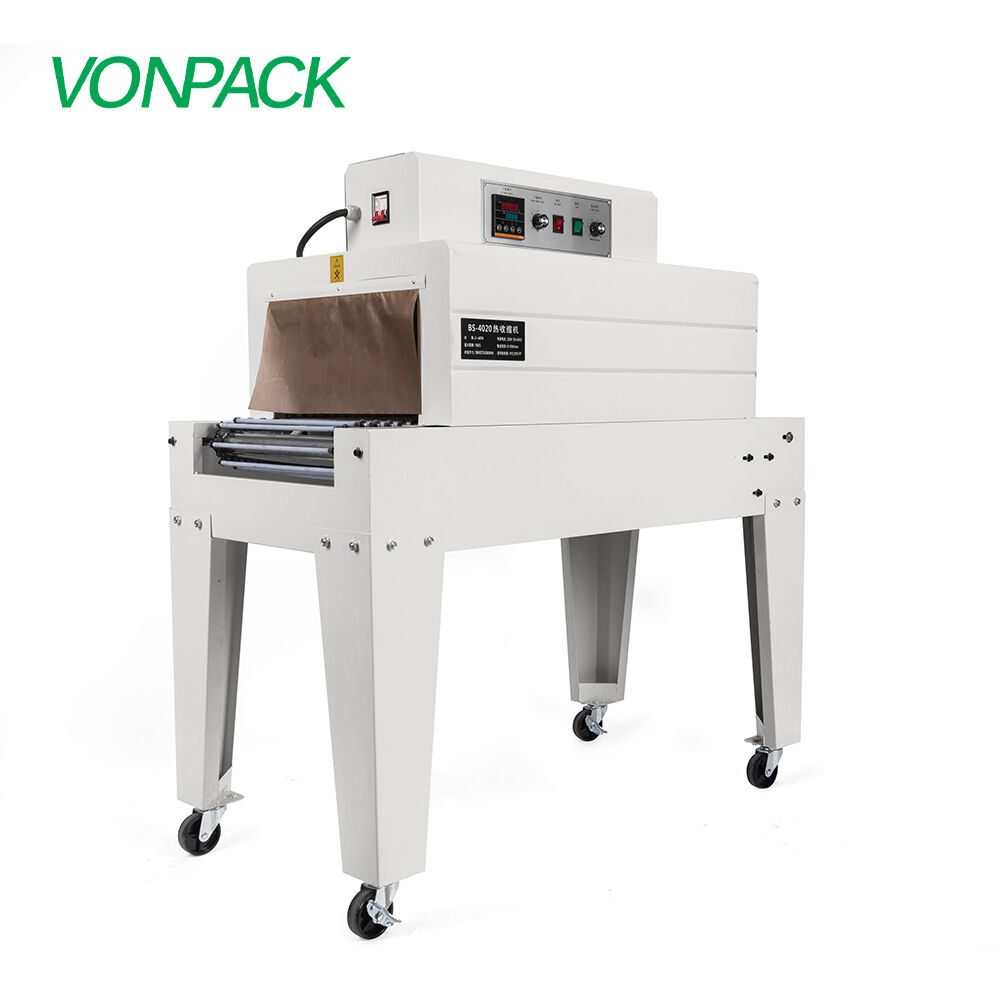 Chain 4020 Automatic Orbital Wrapping Machine with Stand Industrial Heat Shrinking Machine Plastic Film Box Food Packing Machine