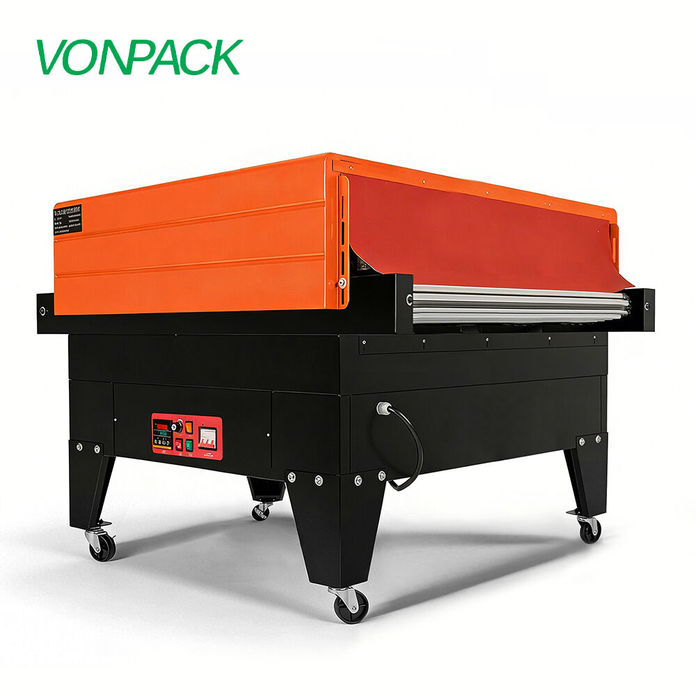 Jet Roller 8525 Automatic  Small Box Heating Tunnel Shrink Wrapping Packaging Machine Film Wrap Equipment