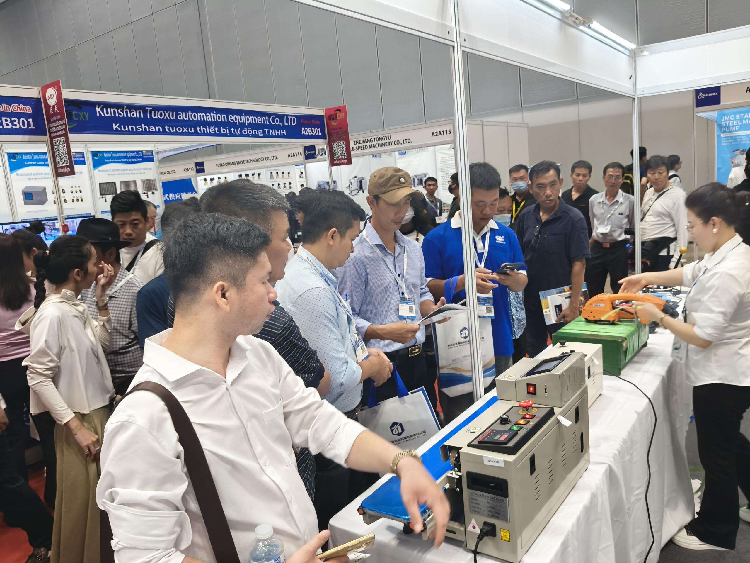 Vietnam exhibition debut, deepening international market layout