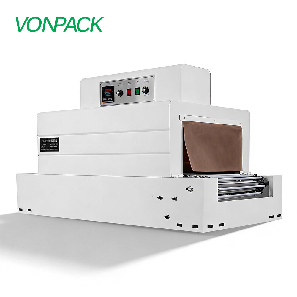 Roller 4020 Horizontal Shrink Wrapping Machine Automatic Heat Tunnel Shrinking Machine Factory Packing Machine for Bottle Food