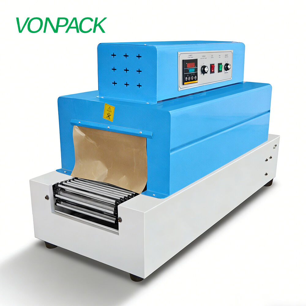Roller 260 Heat Shrink Wrapping Machine Desktop Box Pouch  Wrapping Machine Industrial Plastic Film Farm Book Packaging Machine
