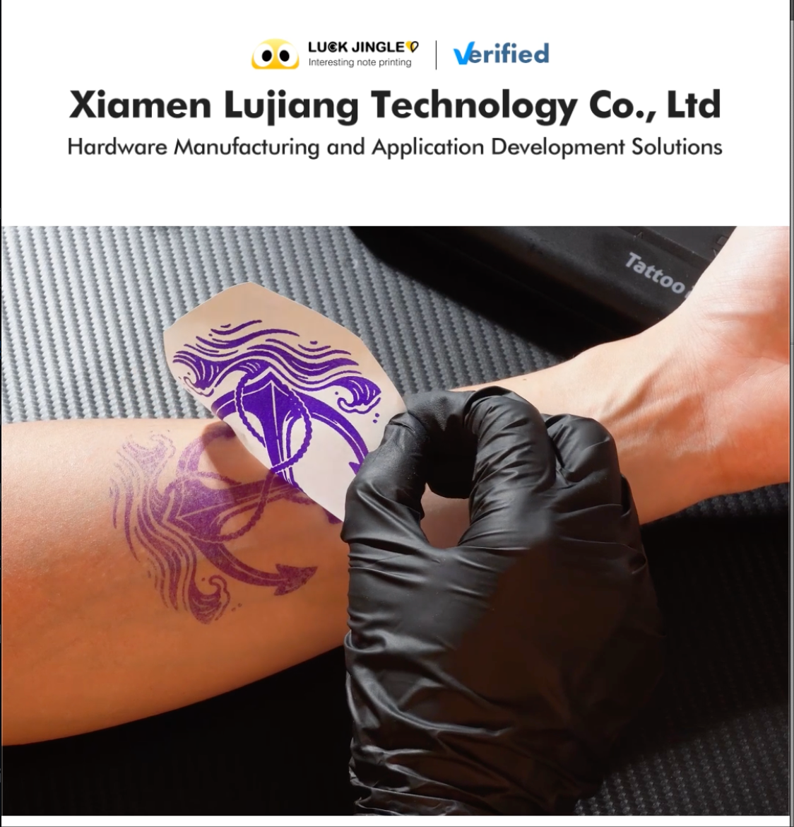 Tattoo print by text description