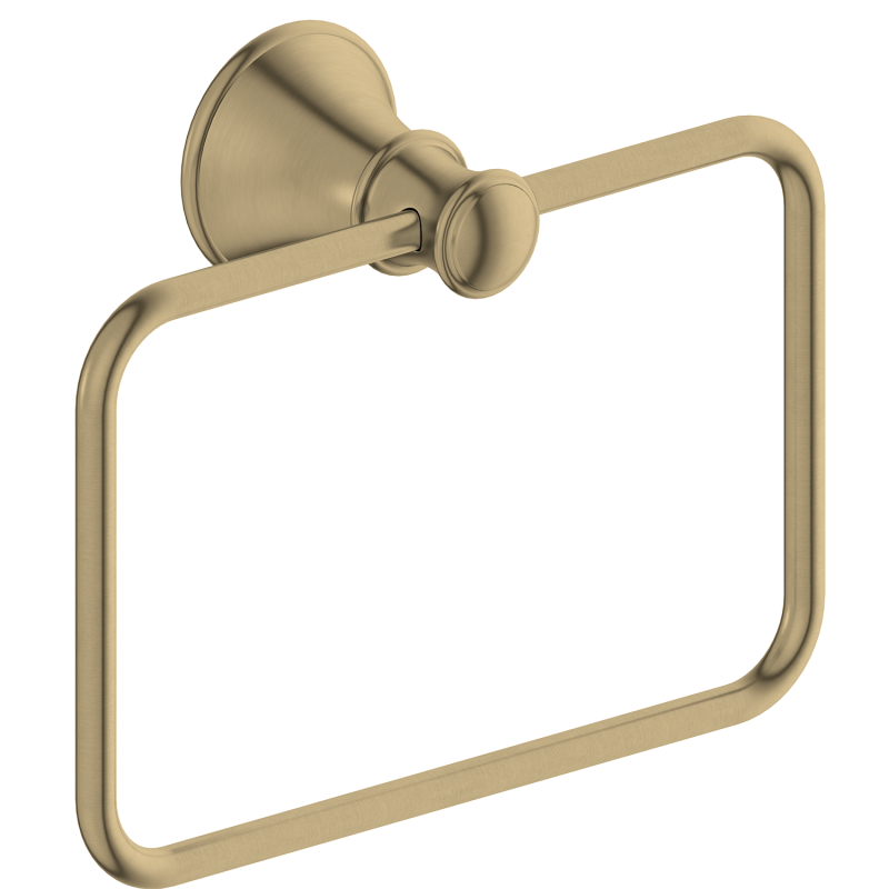 วงแหวนแขวนผ้าเช็ดตัวแบบยึดติดผนังซีรีส์ 87 ดีไซน์สี่เหลี่ยมผืนผ้าปลายมน