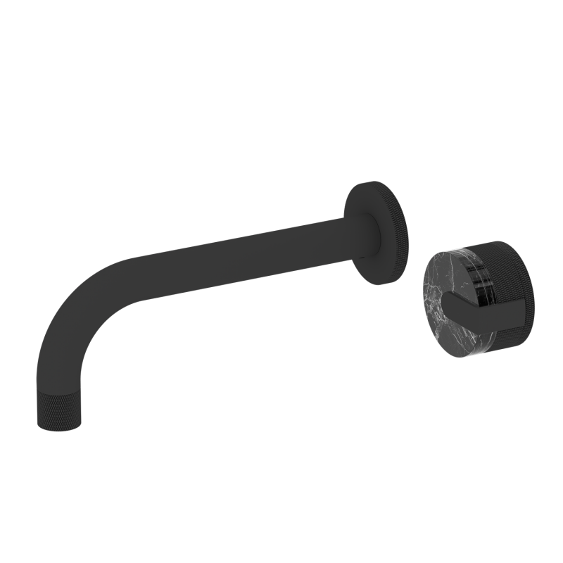 Factory 74 Series Modern Sanitary Marble Wall Bathroom Brass Basin Faucet Mixer Tap