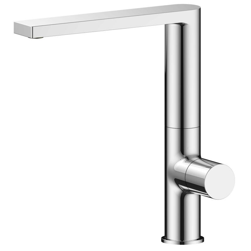 Matte Black Single Handle High Arc Kitchen Faucet with Antique Copper Accents