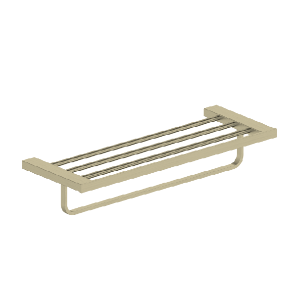 m20 premium brass  glass bathroom hardware set towel rack shelf robe hook-4
