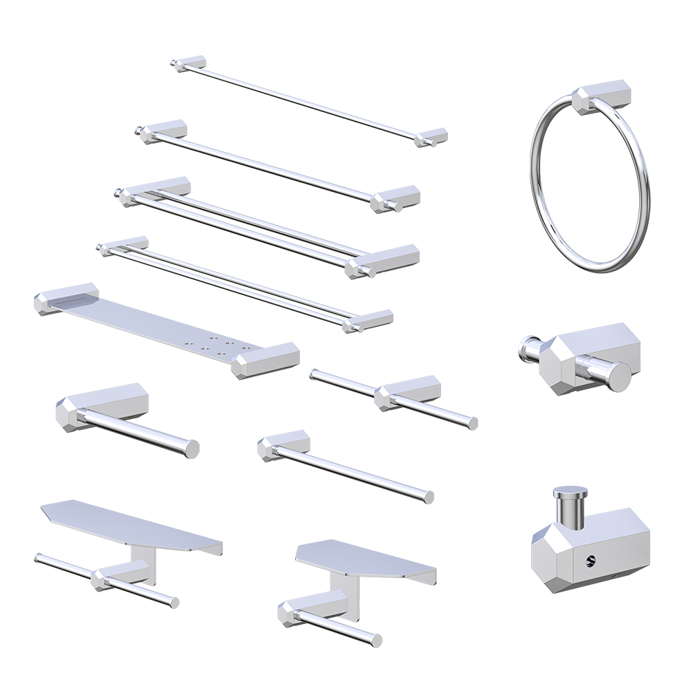 H Series Bathroom Fittings Stainless Steel Bathroom Accessories