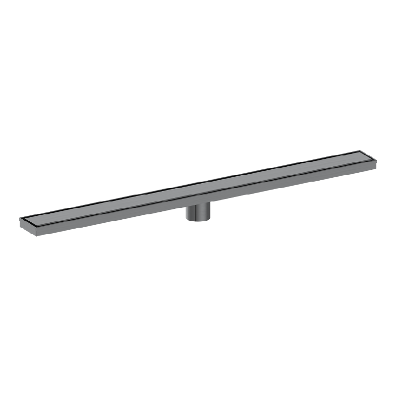 Seamless Linear Floor Drains: Brushed Finish for Modern Renovations