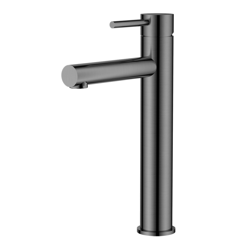 Bathroom Faucet 1 Million Cycle Ceramic Valve Core Deck-Mounted Tall Cylinder Design