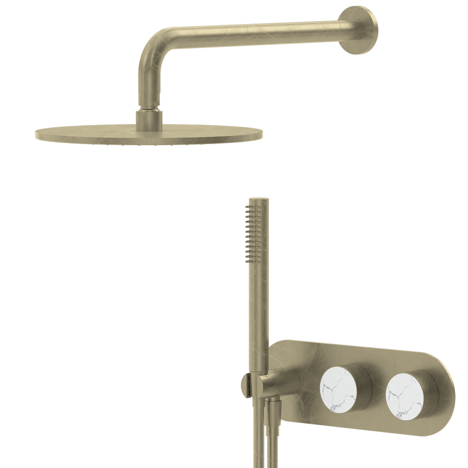  74 Series Original Manufacturers OEM ODM Wall Mounted Rainfall Shower Set 