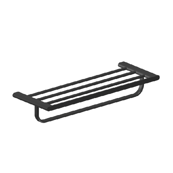 m24 durable rustproof bathroom fixtures towel rack shelf robe hook for hotel  villa-4