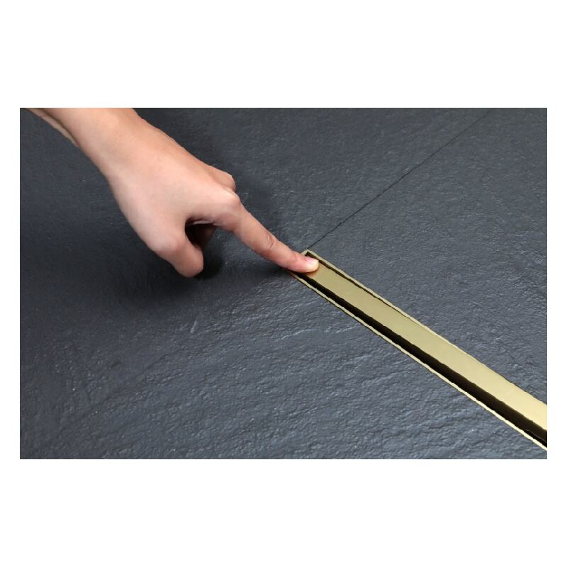 Deodorant Linear Floor Drain 304 Stainless Steel High Flow for Bathroom