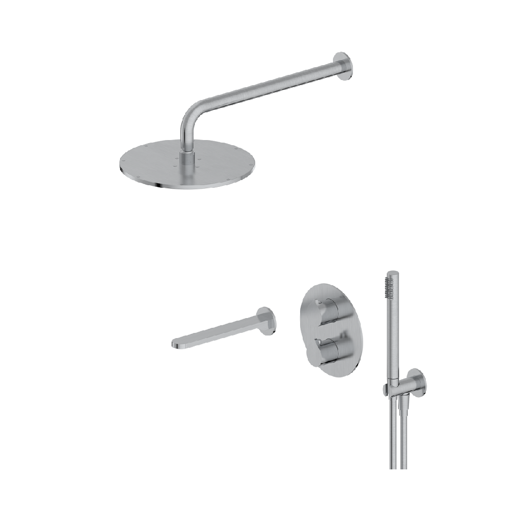 s180 single handle wall mount bathroom vanity sink faucet shower set with shower head-11