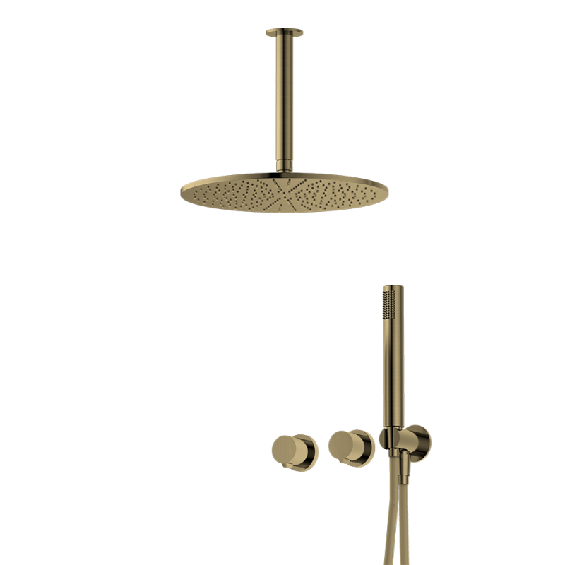 Brushed Gold Concealed Shower Mixer Set 79 Series