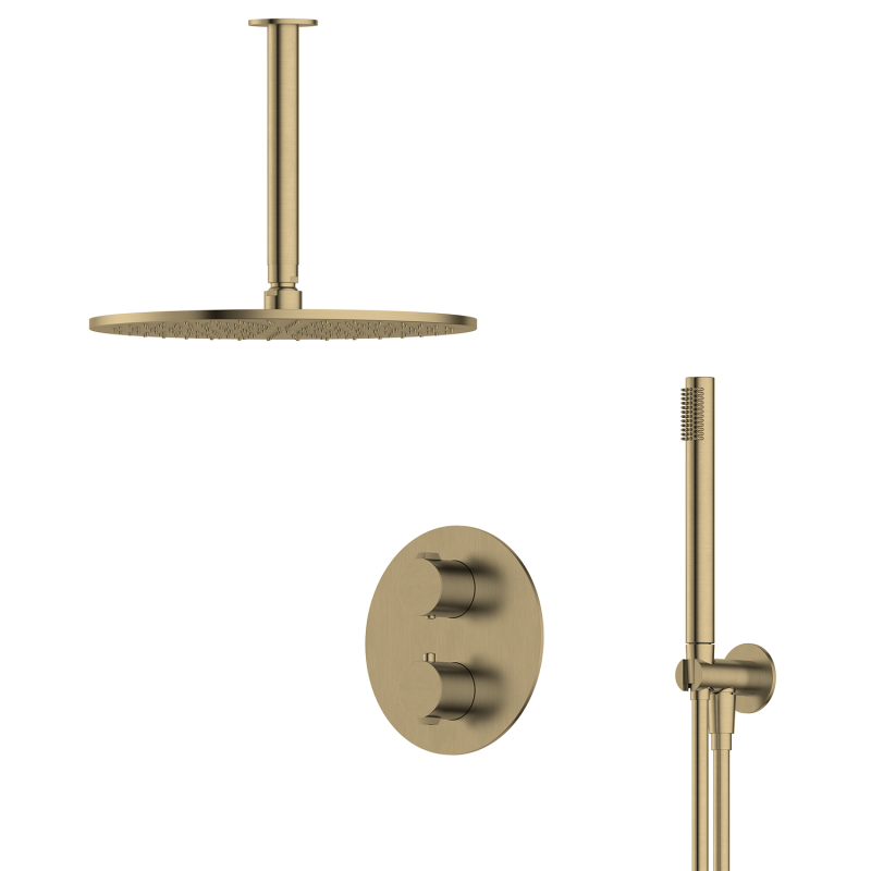 79 Series Watermark Bathroom Classic Gold Rainfall Shower
