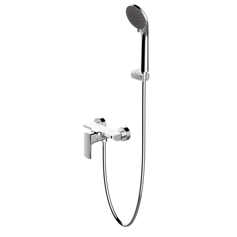 21 Series Modern Wall Mount Antique Brass Bathroom Bath Shower Set 