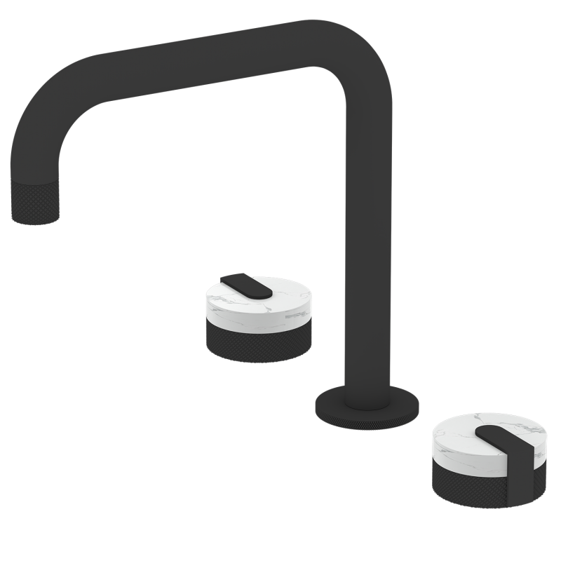 High-Pressure 74 Series Marble Deck-mounted Hot Cold Water Brass Bathroom Basin Mixer Tap