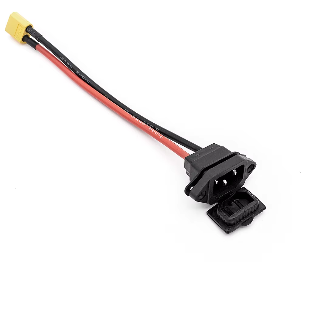 Electric vehicle charging safety lock! Sanli XT60 plug silicone sleeve, copper core current resistance and leakage prevention​