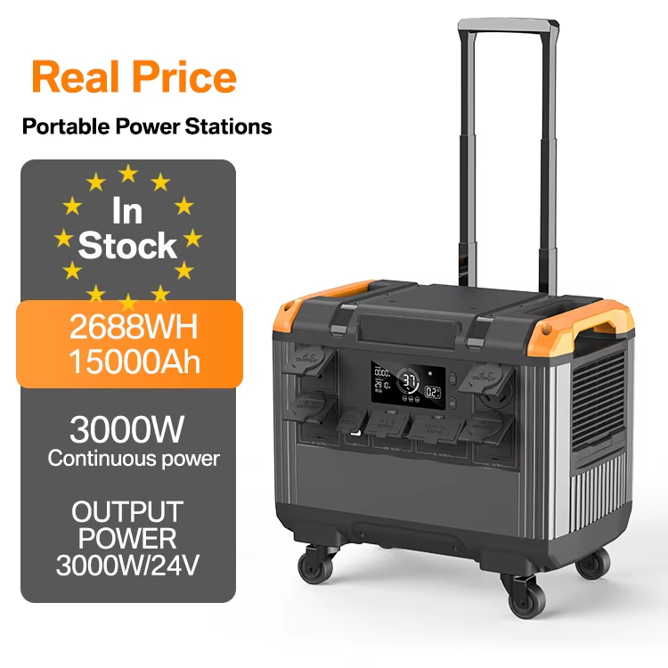 A Revolution in Outdoor Power: 3000W LiFePO4 Portable UPS Power Station Launches, Featuring 2688WH of Capacity and Fully Intelligent Technology