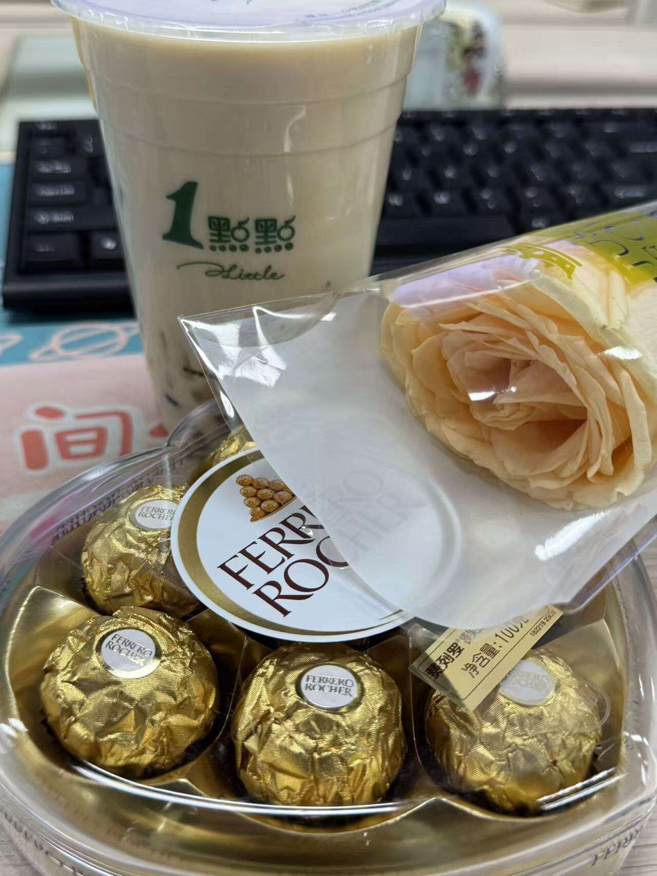 Unlocking a new dimension of warmth at our company with flowers and sweetness 💐