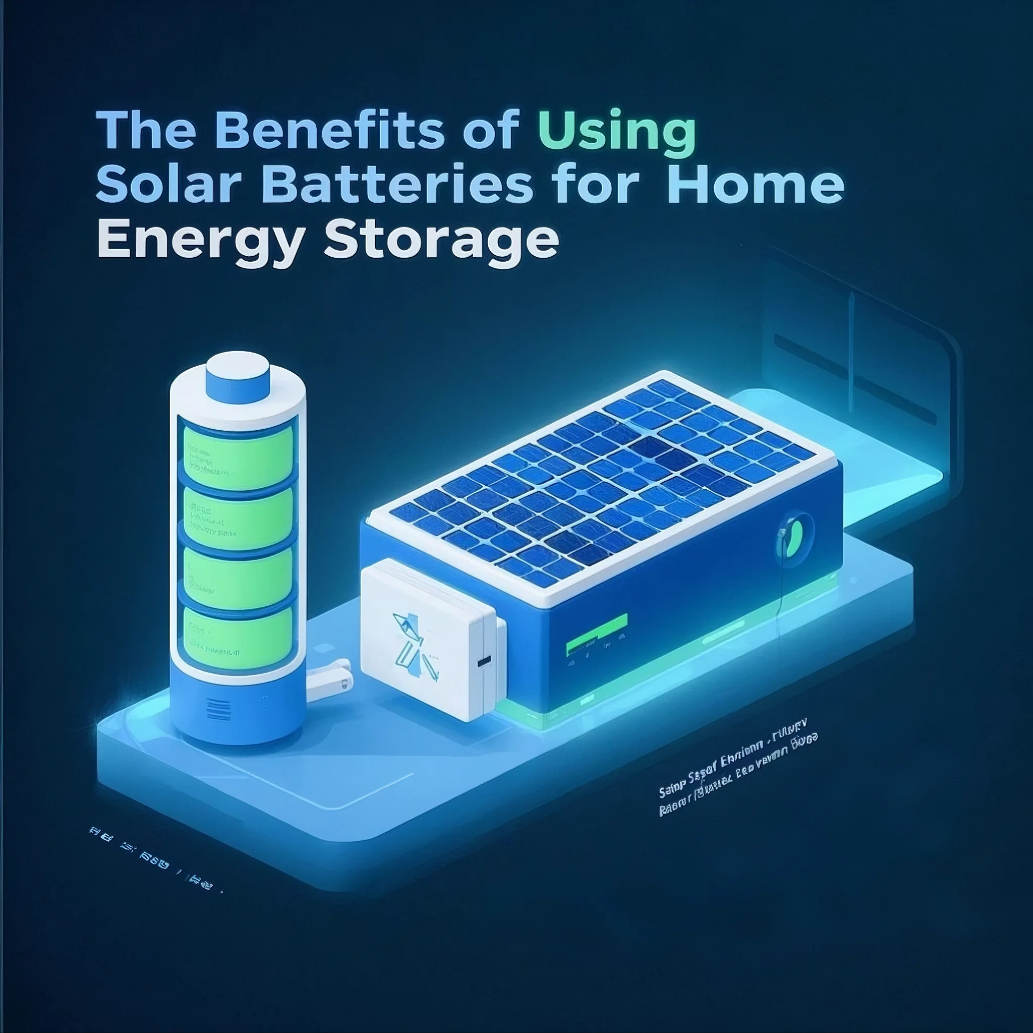 Les avantages de l'utilisation de batteries solaires pour le stockage d'énergie domestique