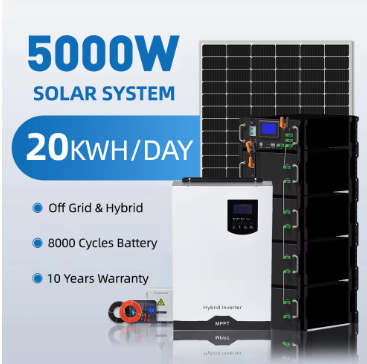 ¡El sistema de generación de energía híbrida de 5-20KW está en línea! Impulsado dualmente por viento y sol, ¡el almacenamiento de energía doméstico en un solo paso!