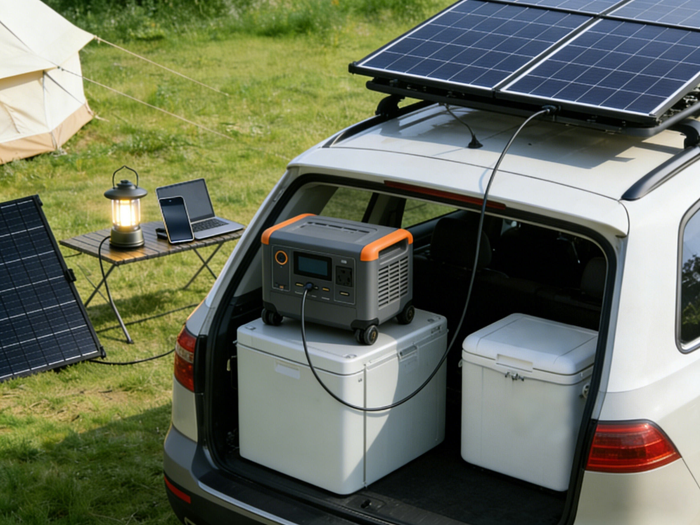 휴대용 태양광 발전소: 야외 전력 부족 문제 해결