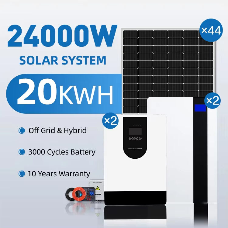 24kW Grid-Connected/Off-Grid Dual-Mode Home Energy Storage System: 20kWh Lithium Iron Phosphate Battery + Dual-Inverter Redundancy, Upgrading Home Power Supply Security 🔋🏠