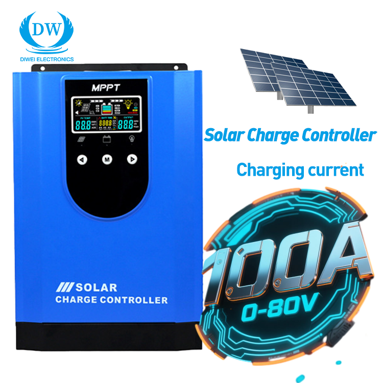 ⚡ Diwei MPPT solkontrollör! 12-48V full anpassning, 30-100A stark ström, effektiviteten i elproduktion ökar med 30%! ​