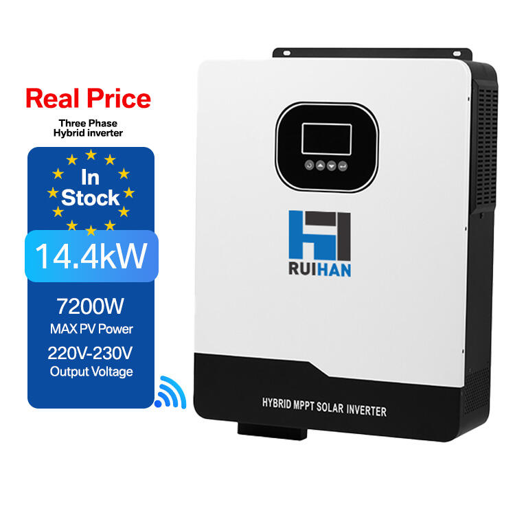 7.2KW 6KW  8KW Off Grid Hybrid Solar Inverter 48V Single Phase for Hybrid Solar System Wifi