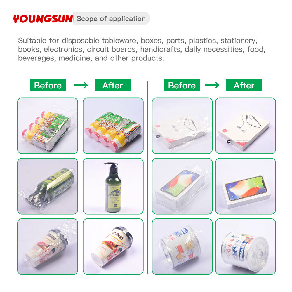 BS-3020 Mesh Thermal Shrink  Packaging Machine Wrap Shrinking Tunnel Machine  Plastic Commercial Farm Bottle Packing Machine