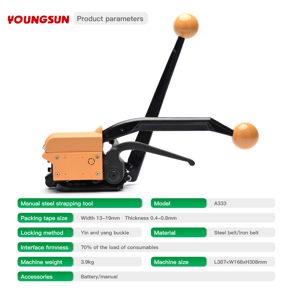 A333 Manual Strapping Machine Steel Strapping Tools Handheld Strapping Machine for Sale