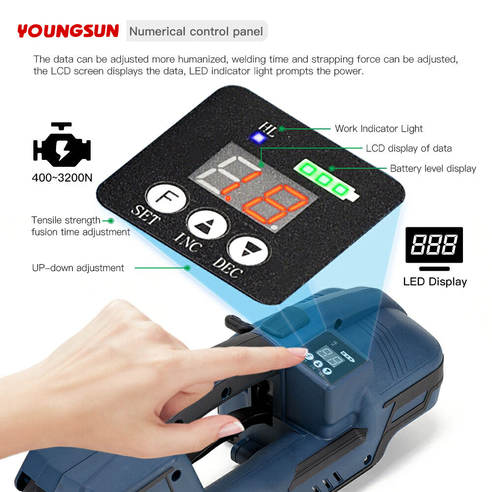 Portable Electric Strapping Machine ， Efficient & Handheld