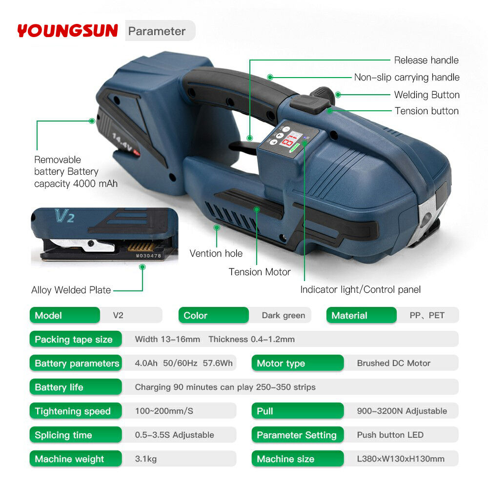 Portable Electric Strapping Machine ， Efficient & Handheld