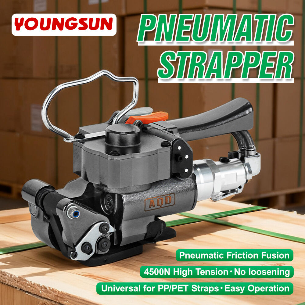 AQD-19 Pneumatic Strapping Machine Box Strapping Machine Carton Strapping Tool Box Strapping Machine Box Packing Machine Strapping Machine Suppliers