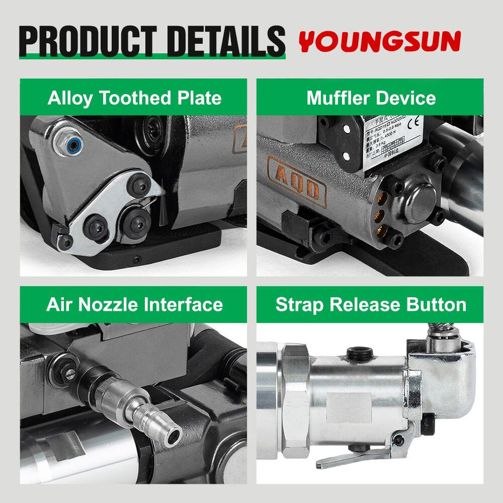 AQD-19 Pneumatic Strapping Machine Box Strapping Machine Carton Strapping Tool Box Strapping Machine Box Packing Machine Strapping Machine Suppliers